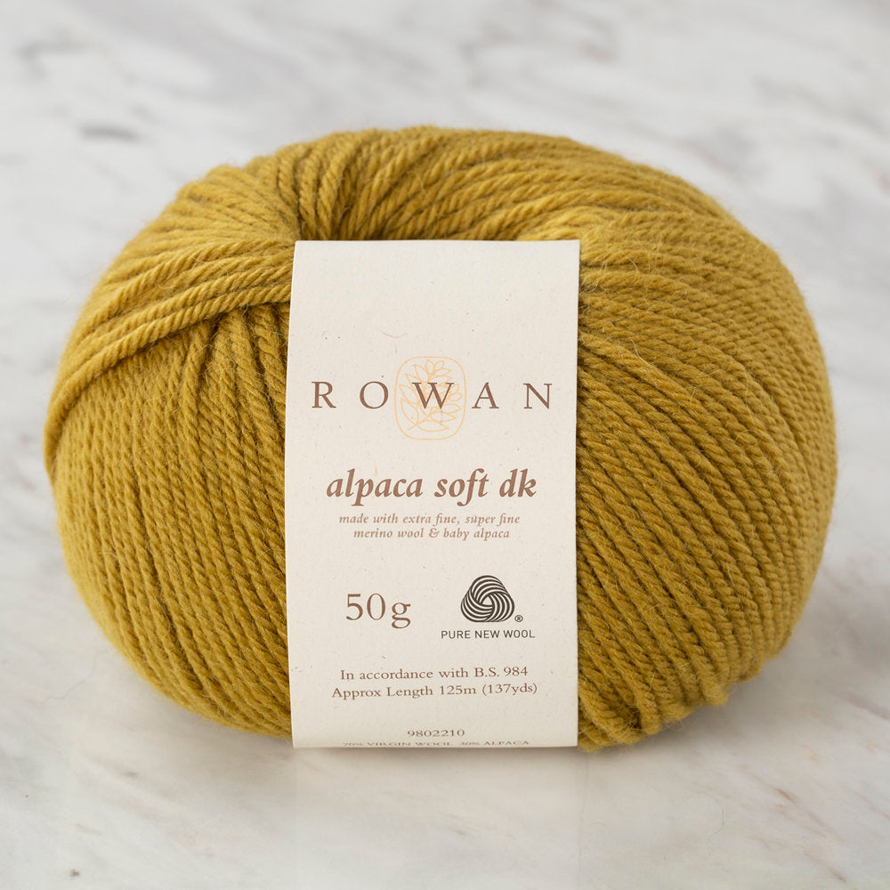 Rowan Alpaca Soft DK 50gr Zeytin Yeşili El Örgü İpi - 00220